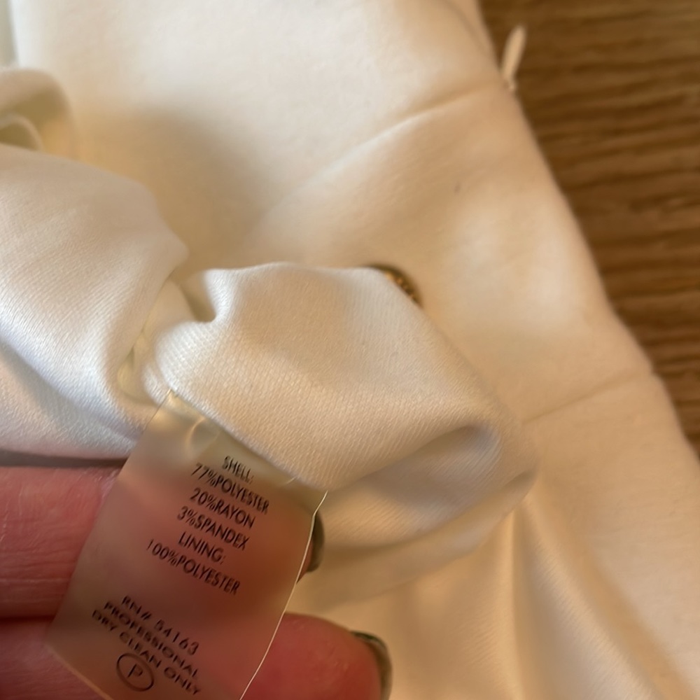 Calvin Klein winter white sleeveless dress. Size Medium - Picture 6 of 6